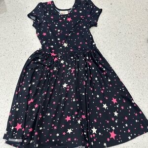 Starry Night Kids Dress - DDS cool fabric Size 7